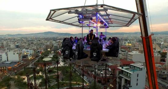 Athens Highlights & Sunset Dinner in the Sky
